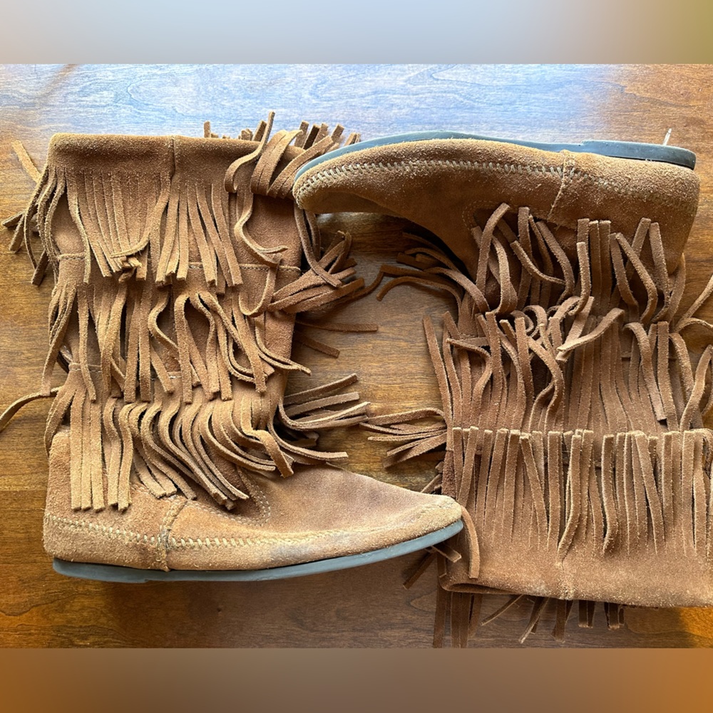 Minnetonka Fringed Boots